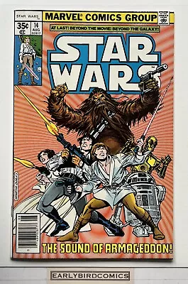 Buy Star Wars #14 Vol.1 Marvel Comics (1977) Cents Copy • 1.20£