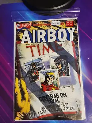 Buy Airboy #36 Vol. 1 8.0 Eclipse Comic Book Cm42-261 • 6.31£