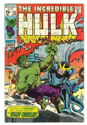 Buy Incredible Hulk #126 5.0 // 1st Appearance Of Dark-crawler Marvel Comics 1970 • 28.50£