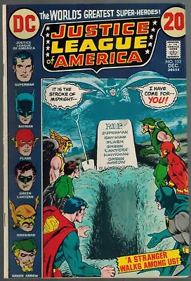 Buy Justice League Of America 103  Superman Vs SHAZAM!  1972  Fine DC Comic • 11.79£