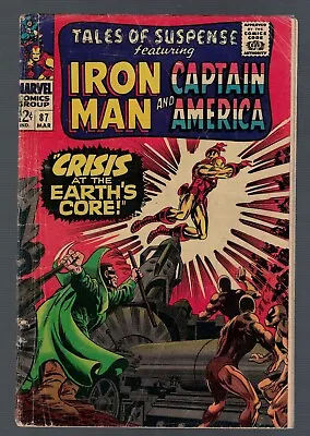 Buy Marvel Comics Tales Of Suspense 87 Moleman  Cover VG 4.0 1967 Avengers • 24.99£