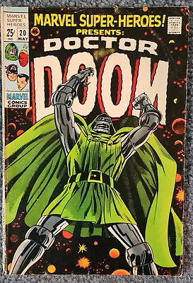 Buy Marvel Super-Heroes #20 Marvel Comics 1969 1st Solo Dr. Doom 1st Valeria - VG- • 127.09£