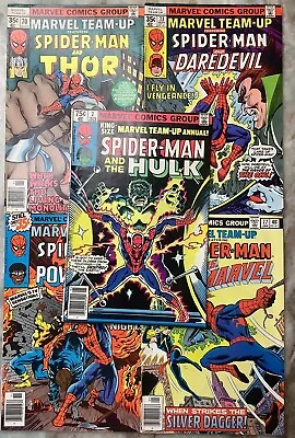 Buy Marvel Team Up 70, 73, 75, 77 & Annual 2 Marvel 1978/79 Comics • 15.80£