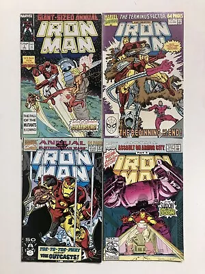 Buy Iron Man Annuals # 9, 11, 12, 13 Marvel Comic 1987-92 • 12.50£