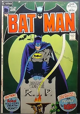 Buy Batman #242 1972 Bronze Age 7.5+ Vf Beautiful Copy Ras Al Ghul War! Sooo Schweet • 44.24£