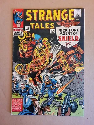 Buy Strange Tales #142 Mar 1966 Nick Fury Mentallo Fixer Silver Age Marvel FN/VF • 26.88£