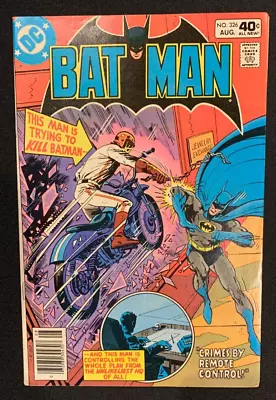 Buy Batman DC Comics  | #326 | Aug. 1980 |  Crimes By Remote Control  | Good • 23.72£