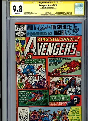 Buy CGC 9.8 Signature Series Avengers Annual #10 1st App Rogue & Pryor Signed Golden • 989.75£