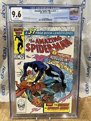 Buy Amazing Spider-Man #275 CGC 9.6, White Pages, Defalco, Frenz & Rubenstein (1985) • 47.58£
