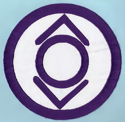 Buy Large 8   Indigo Tribe Lantern Corps Classic Style Embroidered Iron-On Patch • 15.34£