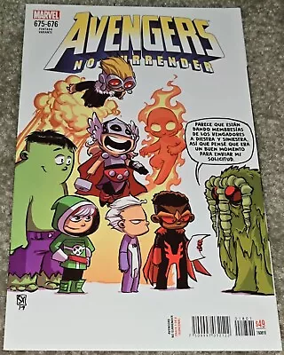 Buy 1 Rare HTF Avengers 675 NM MX 1st App Voyager Skottie Young 2018 Foreign Variant • 12.64£