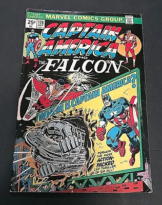 Buy Captain America 178, Oct '74, Fine++, MVS Intact, 2 Free Comic, Combine Shipping • 7.17£