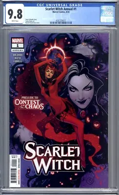 Buy Scarlet Witch Annual #1 Contest Of Chaos Prelude Agatha Harkness CGC 9.8 • 32.43£