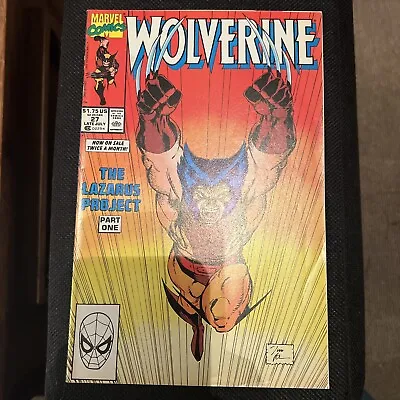 Buy 1990 Marvel Comics Wolverine #27 Iconic Jim Lee Cover • 20£