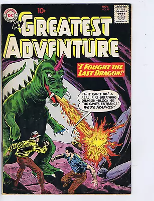 Buy My Greatest Adventure #49 DC 1960 '' I Fought The Last Dragon ! '' • 15.99£