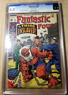 Buy Fantastic Four #91 CGC 6.0 • 63.94£