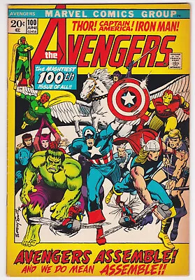 Buy Avengers #100 Very Fine Minus 7.5 Black Panther Capt America Hawkeye Hulk Thor • 52.27£