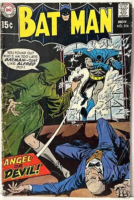Buy Batman #216 (DC 1969) First Alfred Pennyworth  • 11.98£