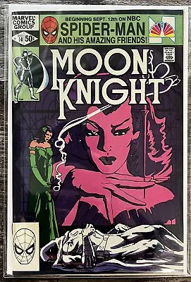 Buy MOON KNIGHT #14 - 1st Stained Glass Scarlet - Marvel Comics - 1981- Clean Copy! • 8.69£
