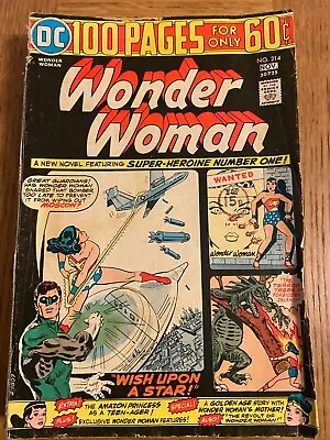Buy 100 Page Wonder Woman Issue 214 November 1974 - Free Post • 7£