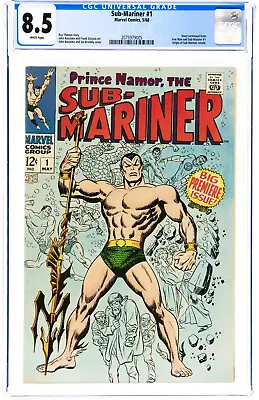 Buy Marvel Sub-mariner #1 Cgc 8.5 Origin Retold Story 1968!  • 631.93£