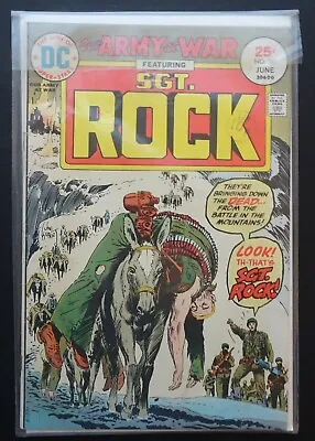 Buy Vintage Bronze Age DC Comic Our Army At War SGT Rock No 281 • 3.29£