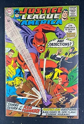 Buy Justice League Of America (1960) #64 FN/VF (7.0) Origin/1st Red Tornado • 79.15£