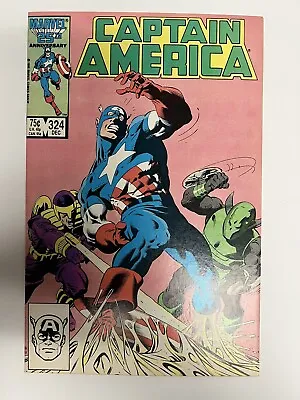 Buy Marvel - Captain America - Issue # 324 - 1986. • 4£
