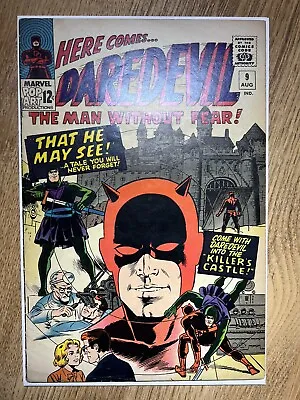 Buy Daredevil #9 (1965) 1st App Of The Organizer! Stan Lee, Wally Wood, VG/FN 5.0 • 50£