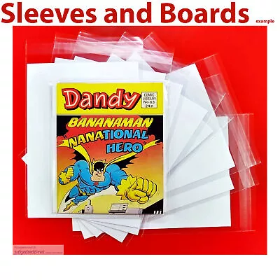 Buy Dandy Comic Library Size SIze1 Comic Bags And Backing Sheets X 50 . • 28.73£