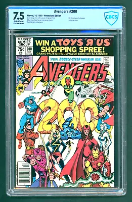 Buy Avengers #200 - 48 Page Giant, CBCS 7.5 Off White Pages (Marve1, 1980) • 28.41£