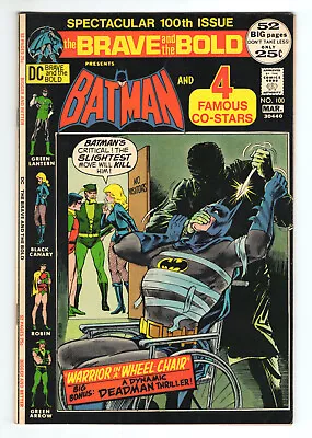 Buy Brave And The Bold #100 Fine 6.0 Batman Green Lantern Green Arrow Robin 1972 • 14.22£
