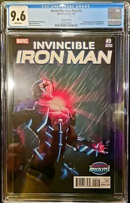 Buy Invincible Iron Man #9 ~ 1:25 Turcotte Variant 1st Riri Williams ~ CGC 9.6 WP • 220£