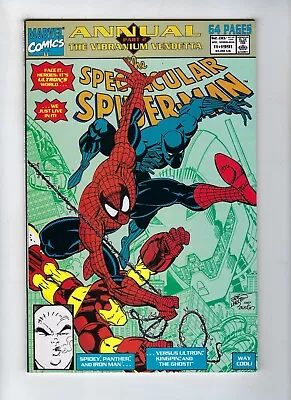 Buy SPECTACULAR SPIDER-MAN ANNUAL # 11 (IRON MAN & BLACK PANTHER Apps. 1991) NM • 3.95£