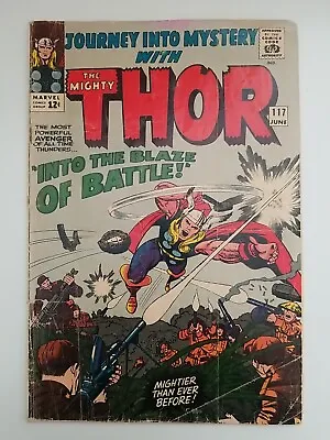 Buy Journey Into Mystery #117 Silver Age Thor Vintage Marvel Comic 1965 G • 15.77£