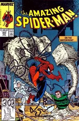 Buy Amazing Spider-Man (1963) # 303 (6.0-FN) Silver Sable, Sandman 1988 • 13.50£