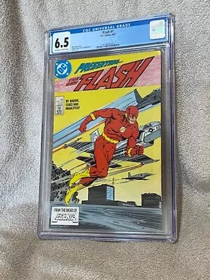 Buy Flash #1 CGC Graded 6.5 D.C. Comics 6/87 1987 • 25.50£