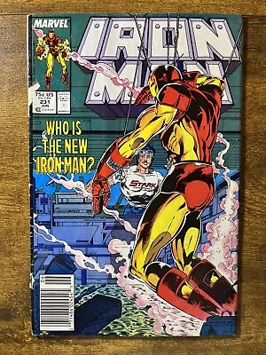 Buy Iron Man 231 Newsstand Mark D Bright Cover Marvel Comics 1988 Vintage • 2.33£