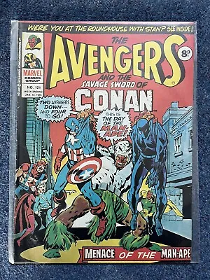 Buy Marvel UK, The Avengers & Savage Sword Of Conan # 121 Man Ape • 4.99£