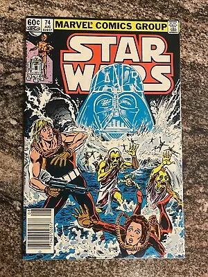 Buy Star Wars #74 Newsstand Marvel 1983 NM- • 12.04£