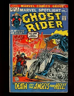 Buy (1972) Marvel Spotlight #6 - KEY ISSUE! 2ND APPEARANCE OF GHOST RIDER! (1.8/2.0) • 32.15£