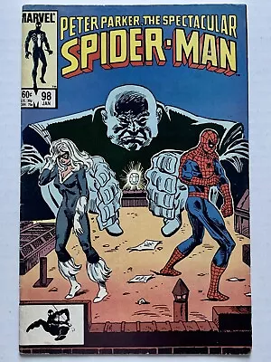 Buy Spectacular Spider-Man #98 (1985) 1st Appearance Of The Spot (VF/7.0) -VINTAGE • 31.62£