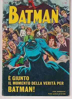 Buy Batman # 211 - Irv Novick Cover - Italian Edition 1969 • 46.87£