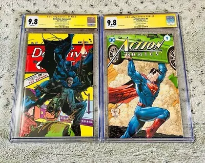 Buy Action Comics #1 Detective Comics #27 Signed Tony Daniel; Jason Fabok Cgc Ss 9.8 • 1,199.28£