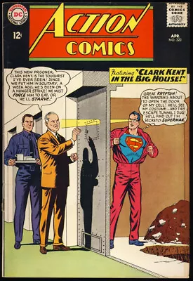 Buy ACTION COMICS #323 1965 FN+ SUPERGIRL  The Kryptonian Killer  SUPERMAN • 23.71£