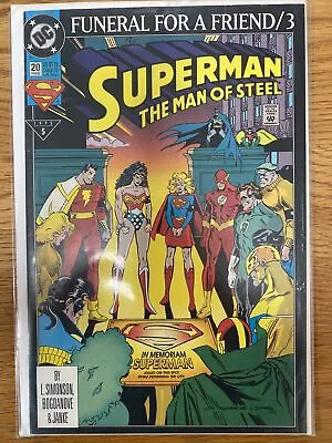 Buy Superman: The Man Of Steel #20 February 1993 Simonson / Bogdanove DC Comics • 0.99£
