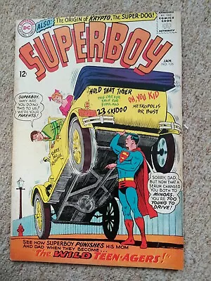 Buy SUPERBOY COMIC No 126 (JAN 1966) DC / SILVER AGE / 12c COPY (VG+/FN-).  • 8£
