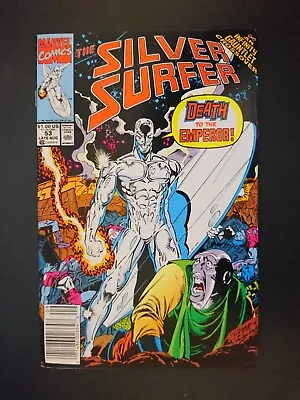 Buy Silver Surfer 53 Vol 3   Near Mint 9.4 - 9.6  Infinity Gauntlet X-over Newsstand • 15£