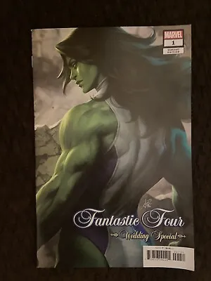 Buy Fantastic Four #1 Wedding Special 2019  Artgerm She-Hulk Variant Cover • 7.88£