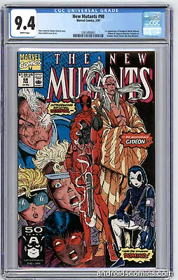 Buy New Mutants #98 ~ 1st App. Of Deadpool ~CGC 9.4 • 358.58£